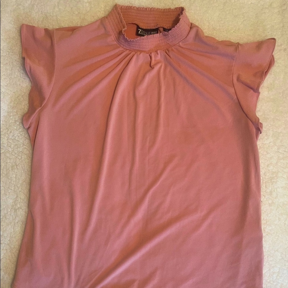 Deep Pink Blush/Mauve blouse